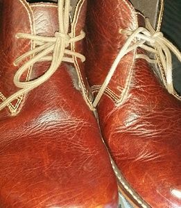 Duluth Trading Co. Bison Leather Ankle Boots